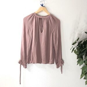 American Eagle Muted Mauve Top